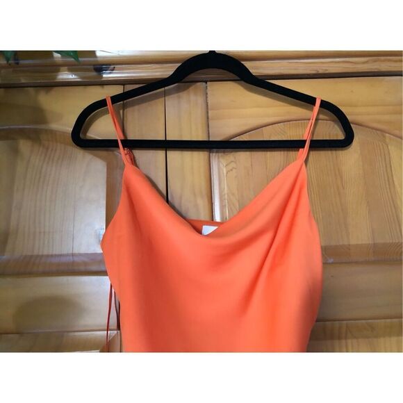 J.O.A Just One Answer New Orange Cocktail Dress Size S - Picture 6 of 12